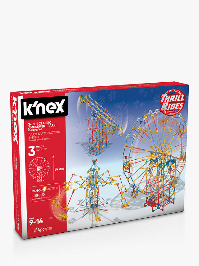 K'Nex 17035 3-In-1 Classic Amusement Park Building Set