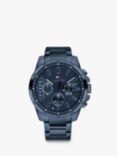 Tommy Hilfiger 1791560 Men's Chronograph Bracelet Strap Watch, Blue