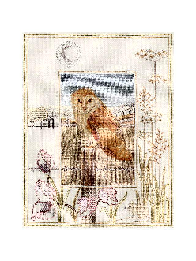 Derwent Wildlife Barn Owl Cross Stitch Kit
