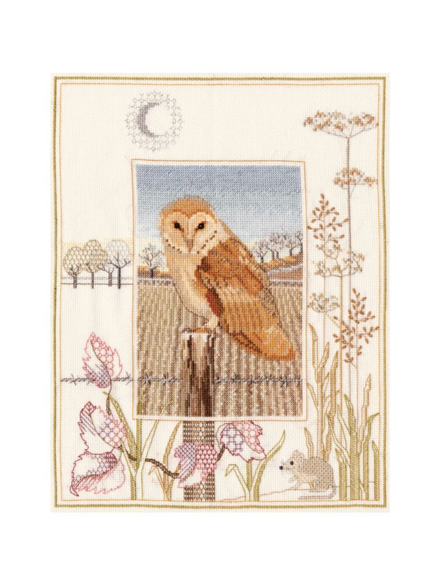 Owl cross stitch kit