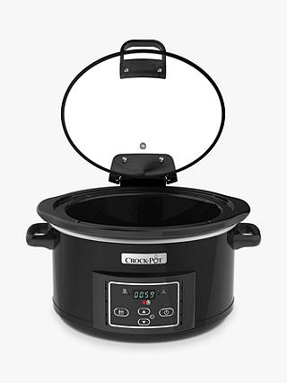 Crock-Pot CSC052 Lift & Serve 4.7L Digital Slow Cooker, Black