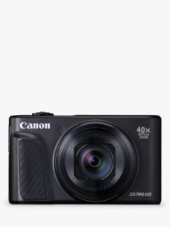 Canon PowerShot SX740 HS Digital Camera, 4K Ultra HD, 20.3MP, 40x Optical  Zoom, Wi-Fi, Bluetooth, 3