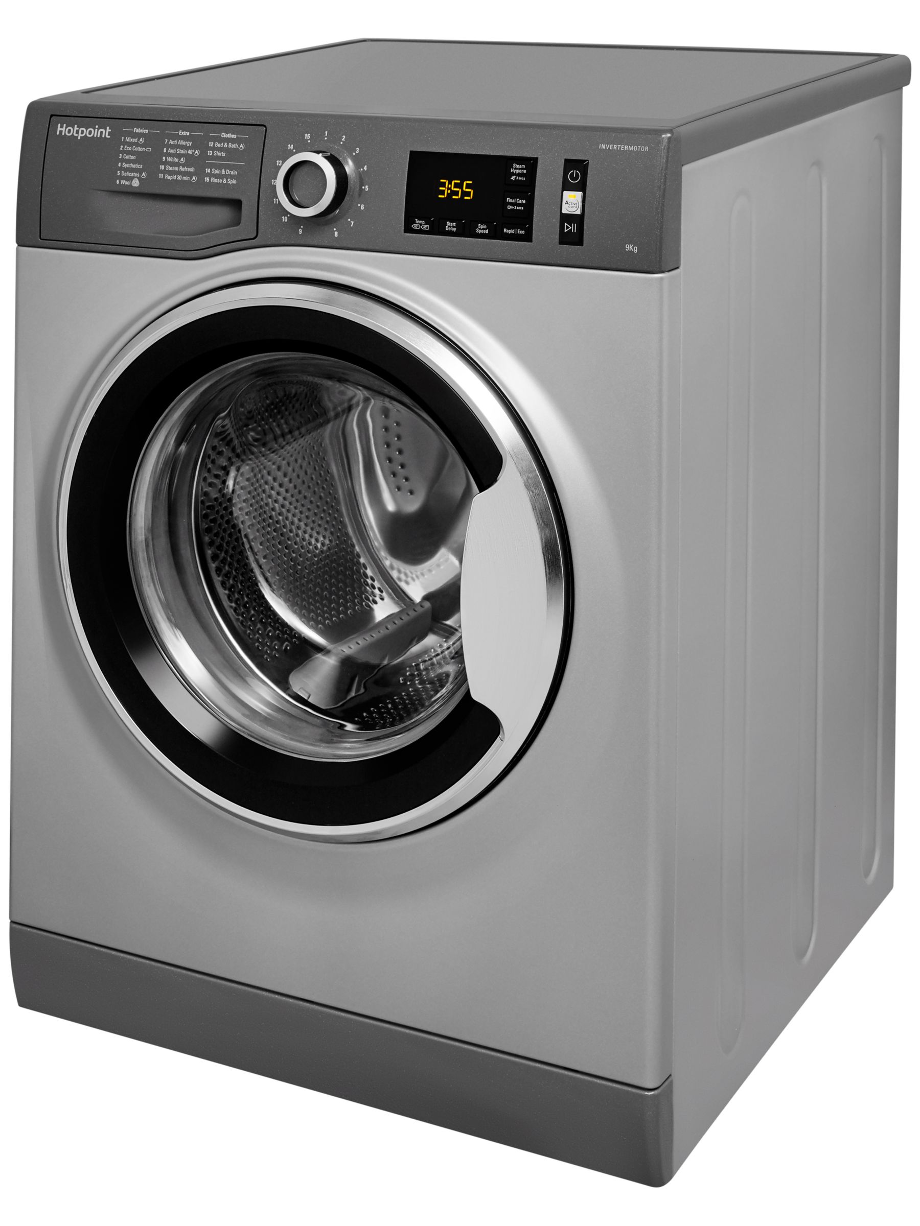 Hotpoint NM11946BCAUK Washing Machine, 9kg Load, A+++ Energy Rating