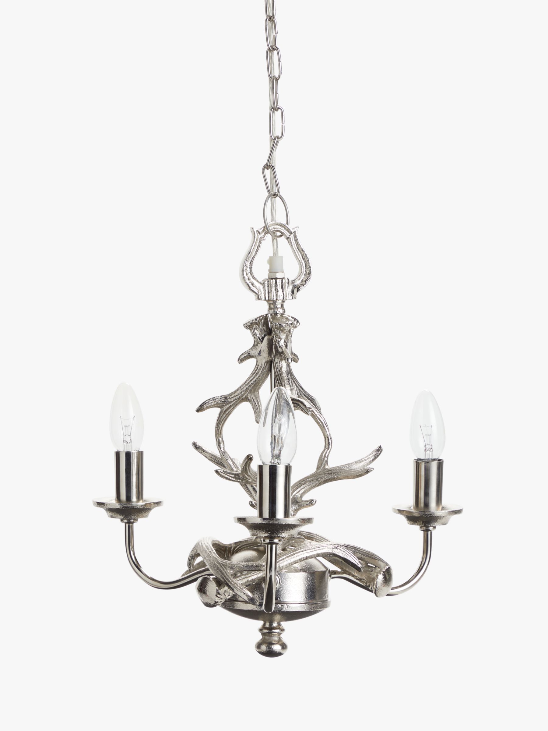 John Lewis Partners Antlers Ceiling Light Nickel