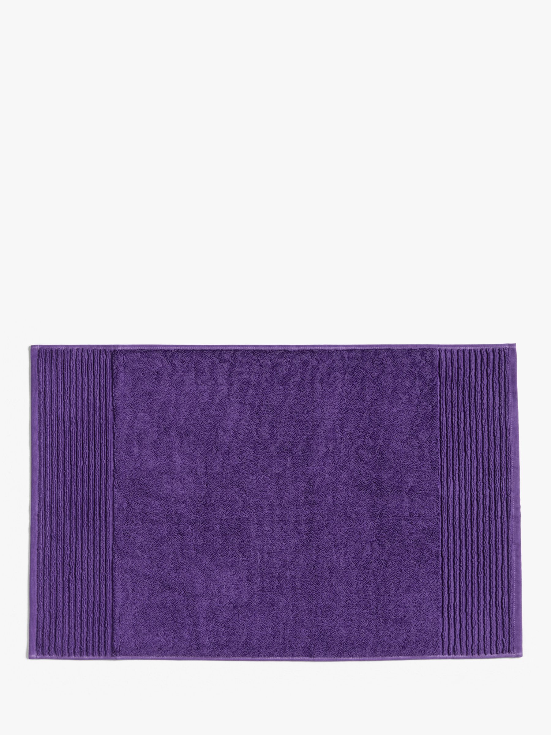 John Lewis Partners Egyptian Cotton Bath Mat Iris Purple At