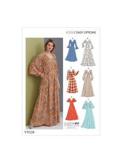 Vogue Women's Maxi Dress Sewing Pattern, 9328, E5