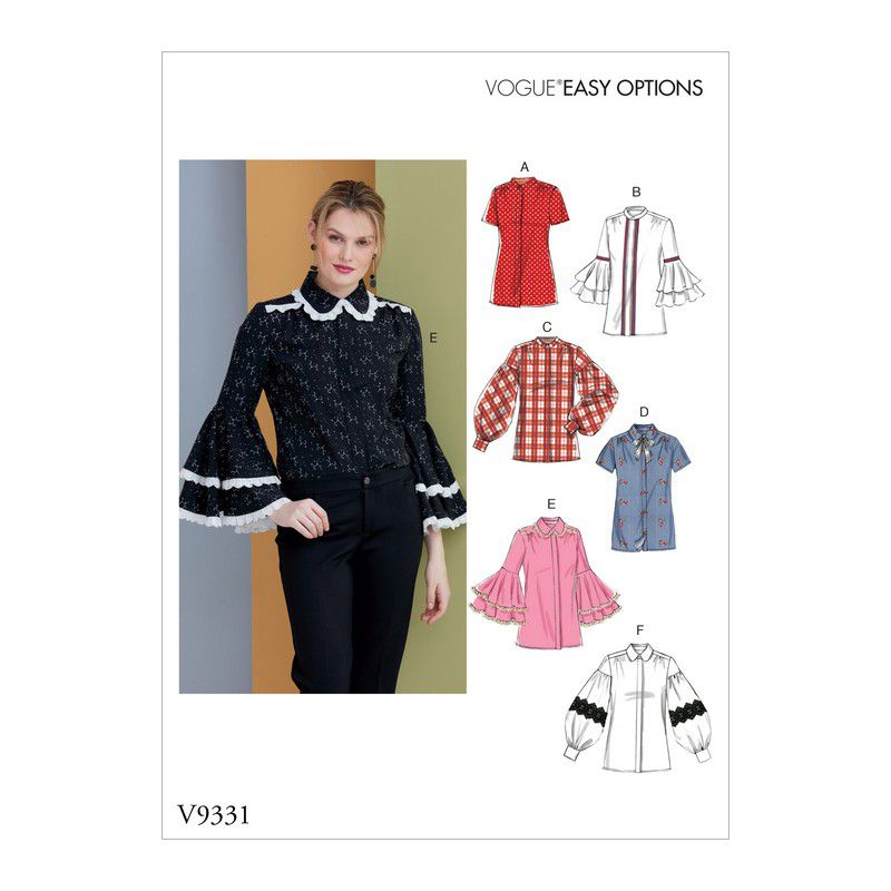 Vogue Vogue Women's Tops Sewing Pattern, 9331