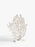 John Lewis Small Coral Sculpture, H43cm, Silver
