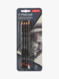 Derwent Charcoal Pencils, Set of 4