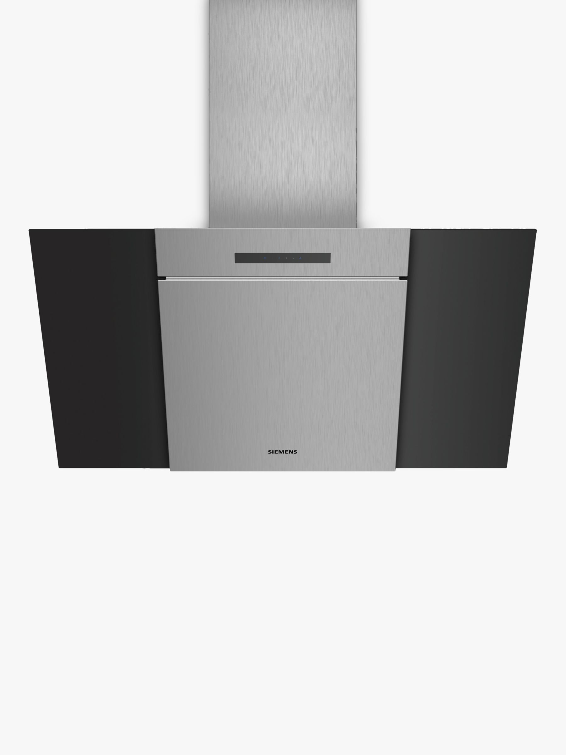 Siemens iQ300 LC87KBM60B Angled Design Chimney Cooker Hood, Black