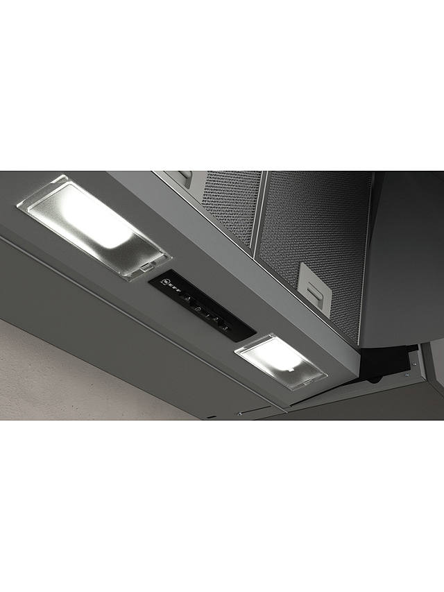 Buy Neff D64MAC1X0B Integrated Cooker Hood, B Energy Rating, Silver Online at johnlewis.com