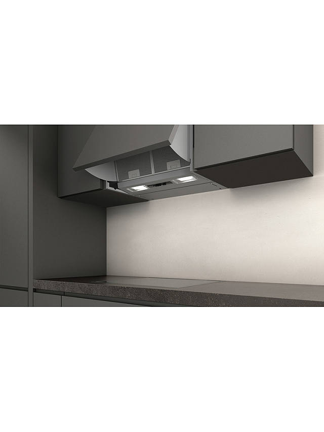 Buy Neff D61MAC1X0B Integrated Cooker Hood, D Energy Rating, Silver Online at johnlewis.com