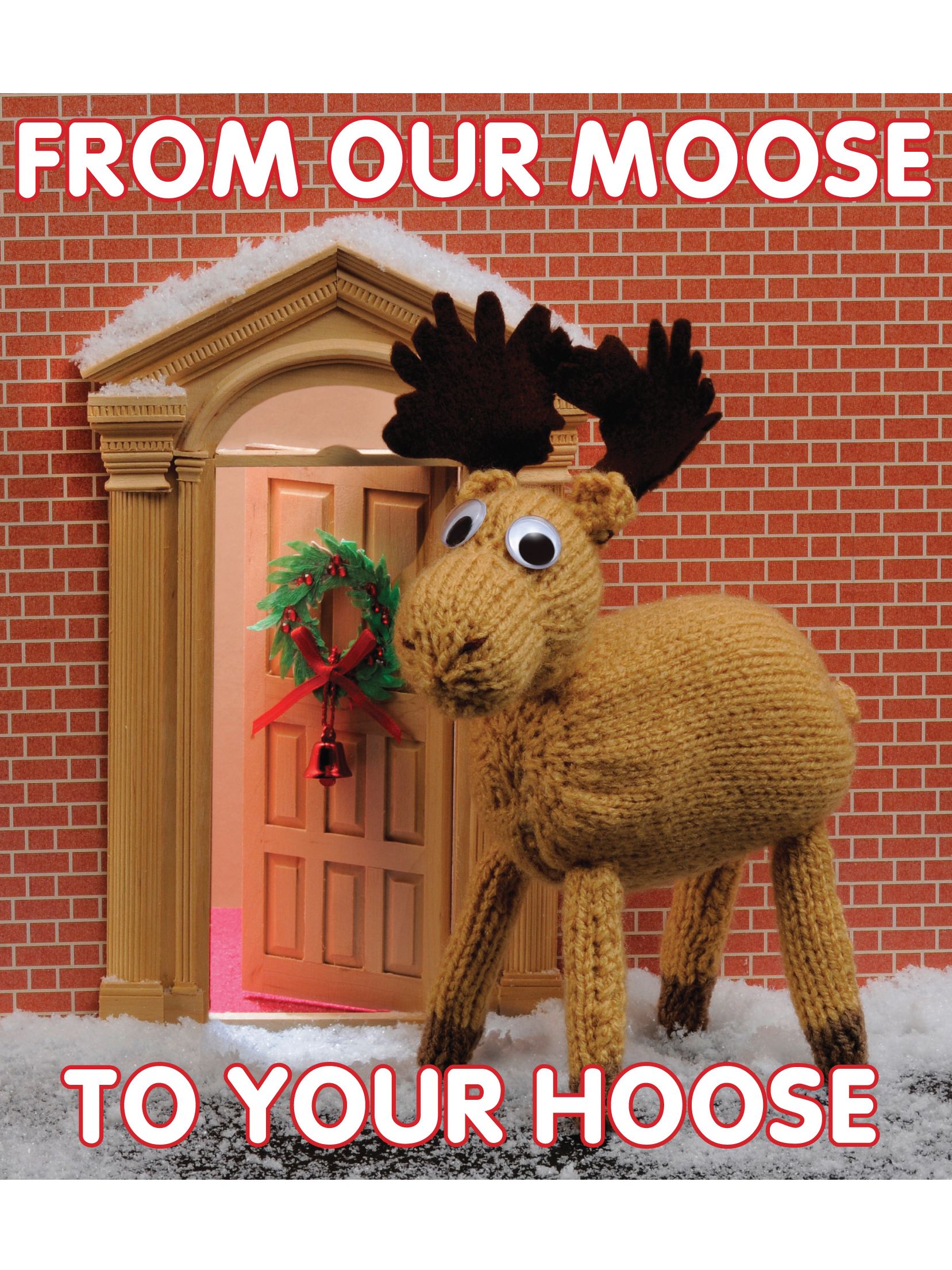 Mint Our Moose Christmas Card