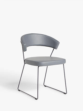 Connubia by Calligaris New York Leather Dining Chair