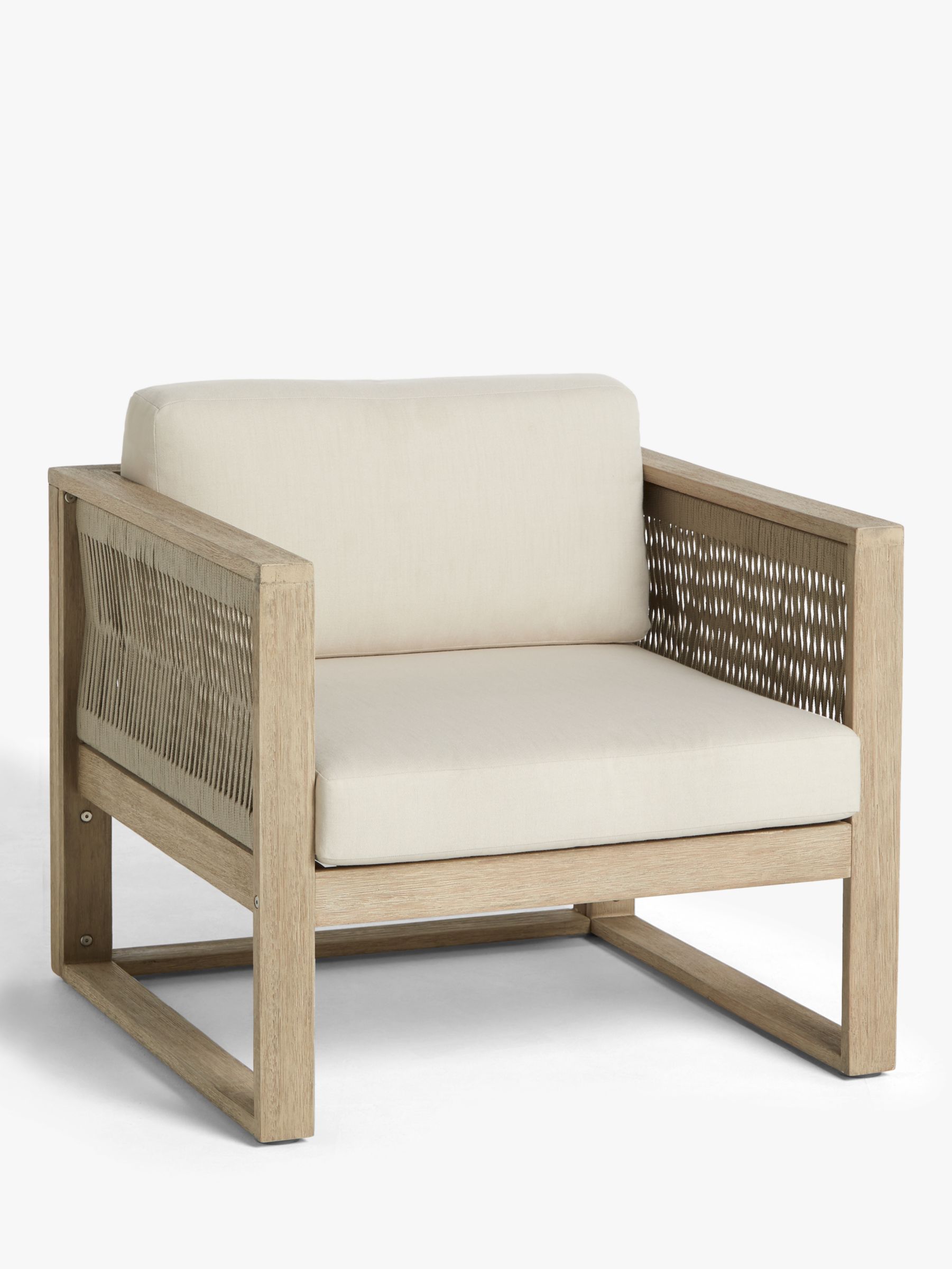 John Lewis Partners St Ives Rope Garden Armchair With Cushions