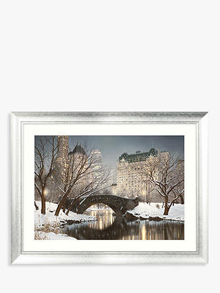 Rod Chase - Twilight In Central Park Embellished Framed Print & Mount, 88 x 112cm