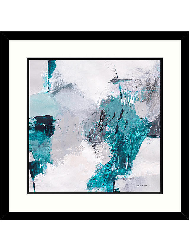 Natasha Barnes - Free Flow I Framed Print & Mount, 61.5 x 61.5cm