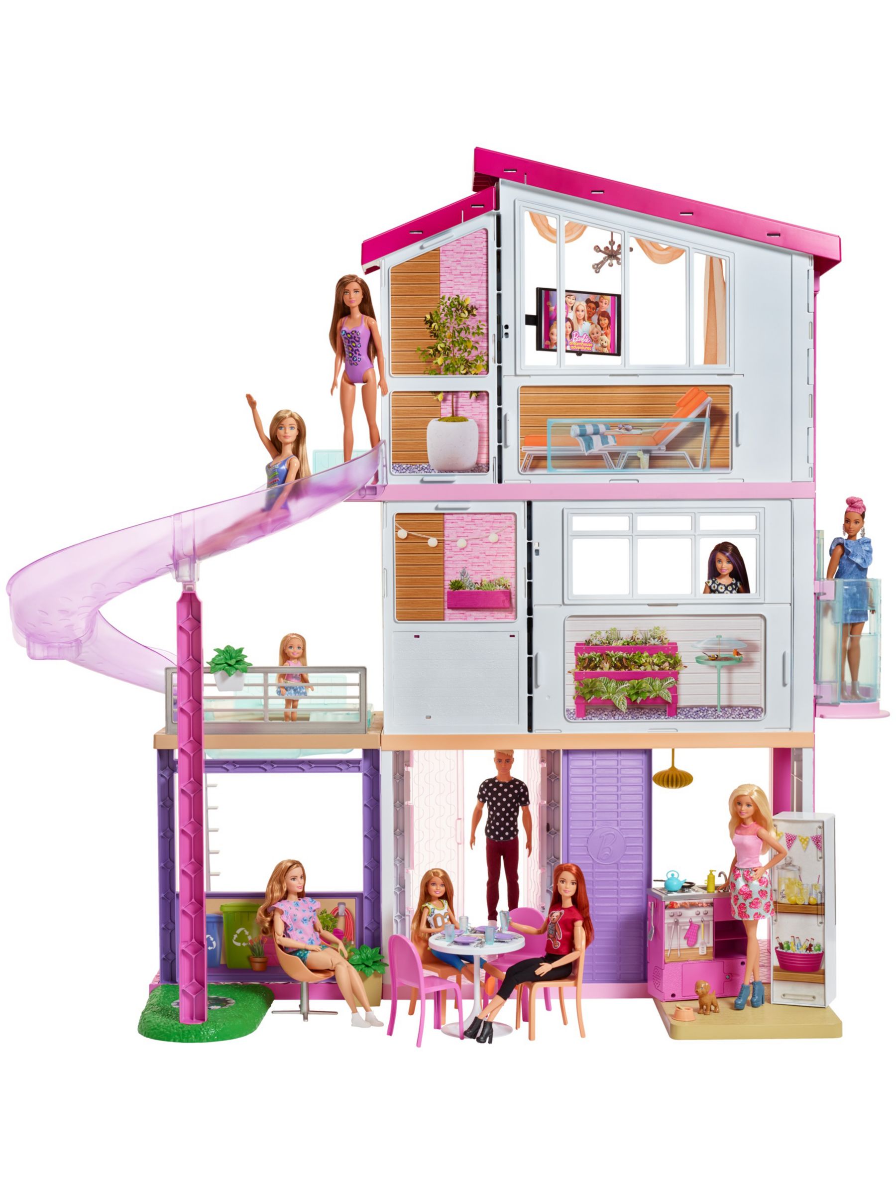 barbie dreamhouse with slide
