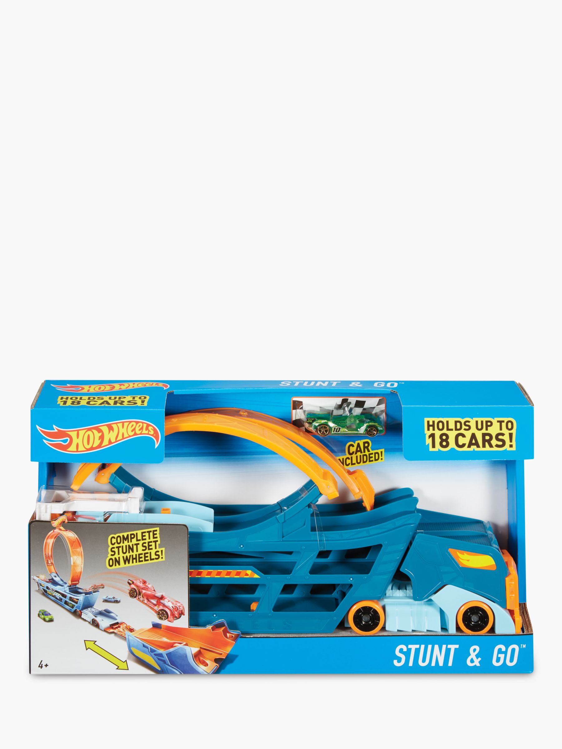 hot wheels stunt & go truck