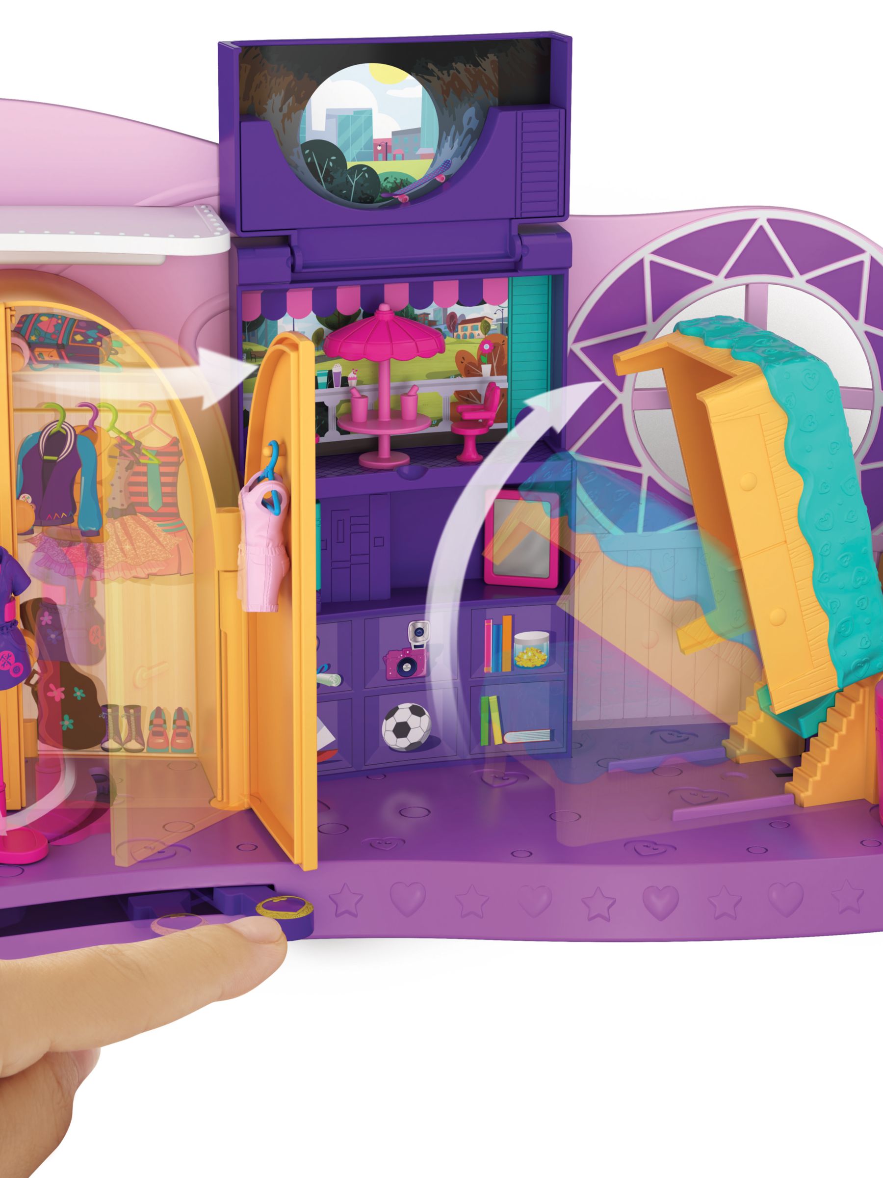 polly pocket go tiny playset