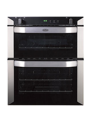Belling BI70G Built-Under Double Gas Oven, Stainless Steel