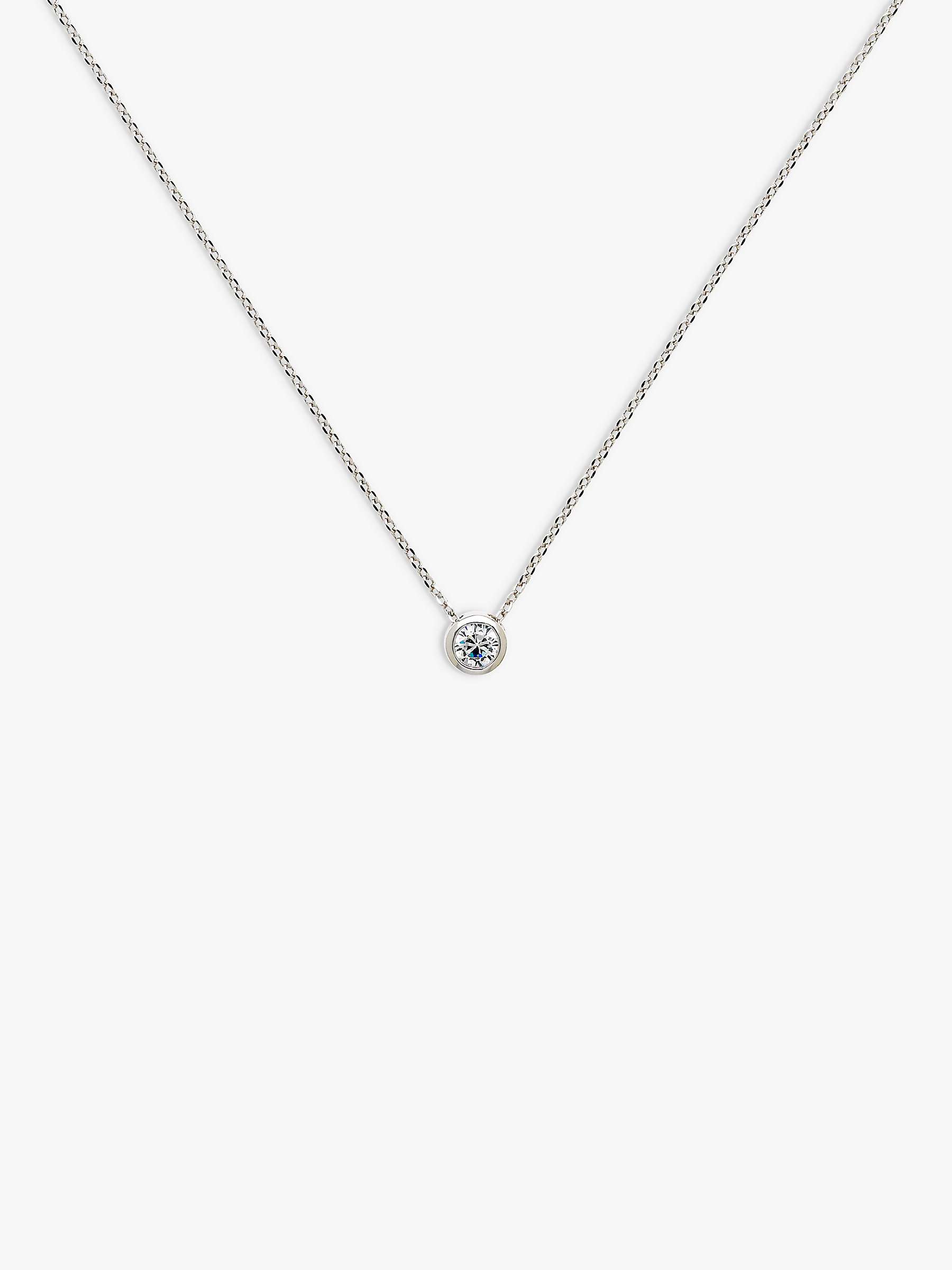 Buy Melissa Odabash Round Swarovski Crystal Pendant Necklace Online at johnlewis.com