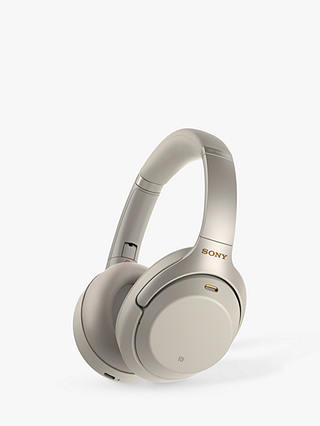 Sony WH-1000XM3 Noise Cancelling Wireless Bluetooth NFC High Resolution Audio Over-Ear Headphones with Mic/Remote, Silver