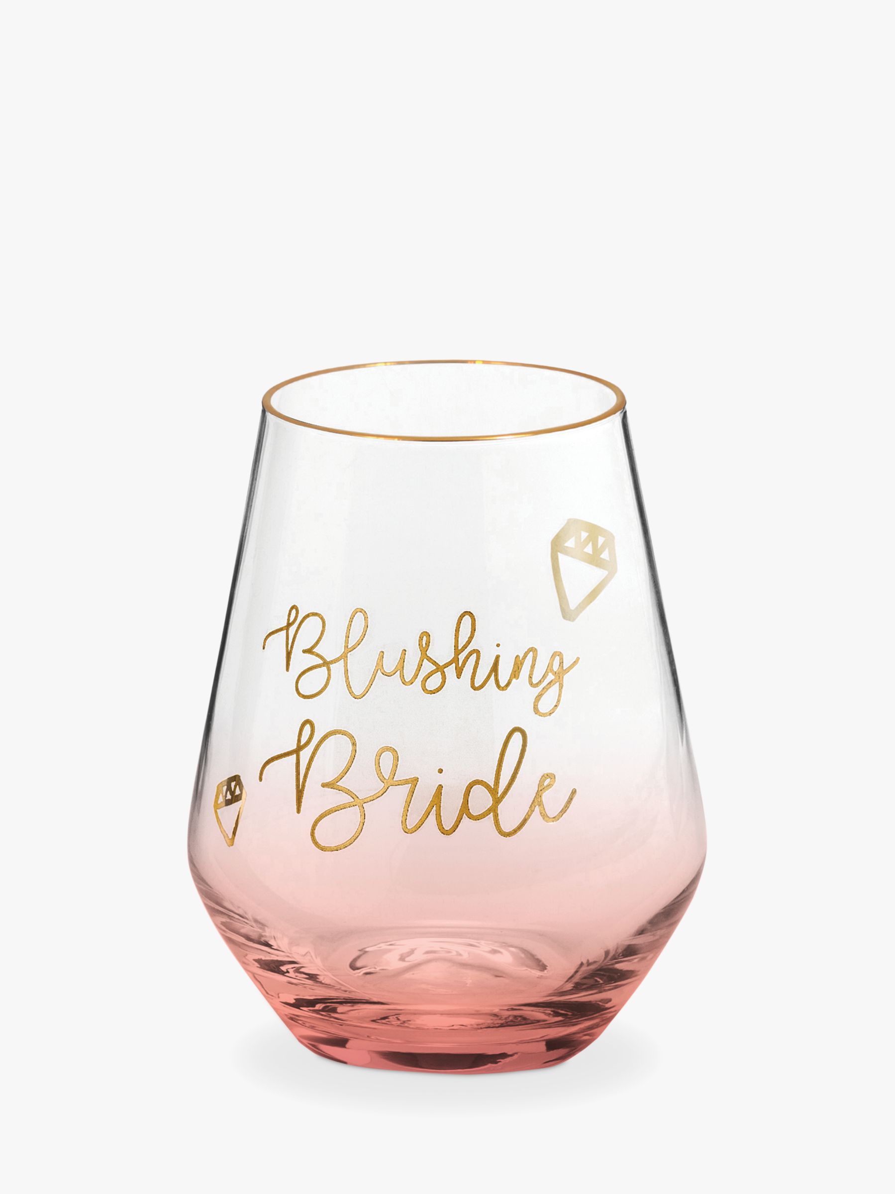 bride wine glass