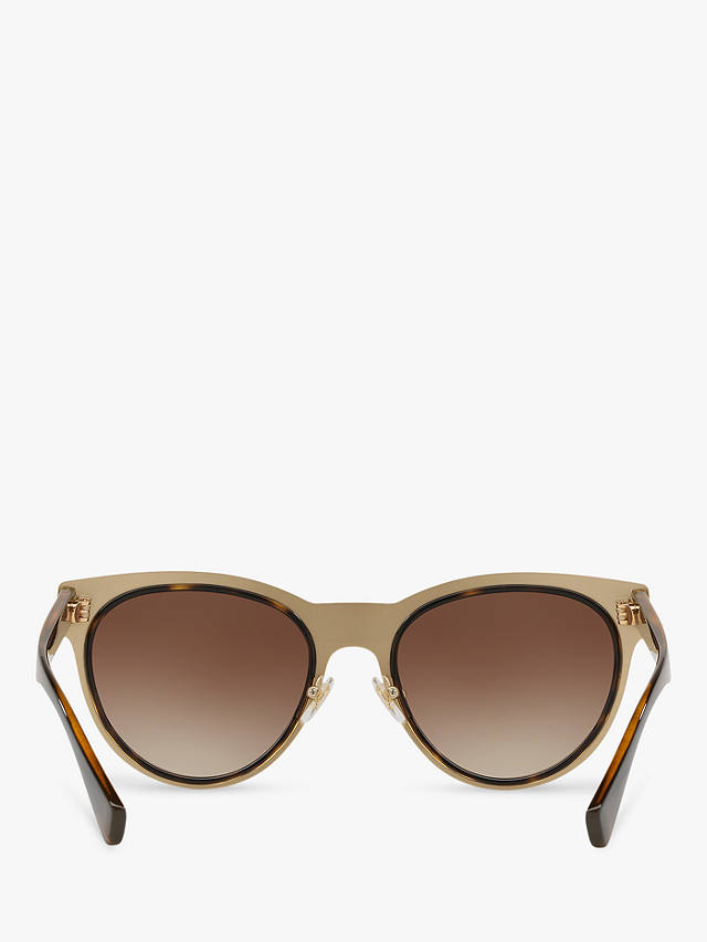 Versace VE2198 Women's Oval Sunglasses, Tortoise/Brown Gradient