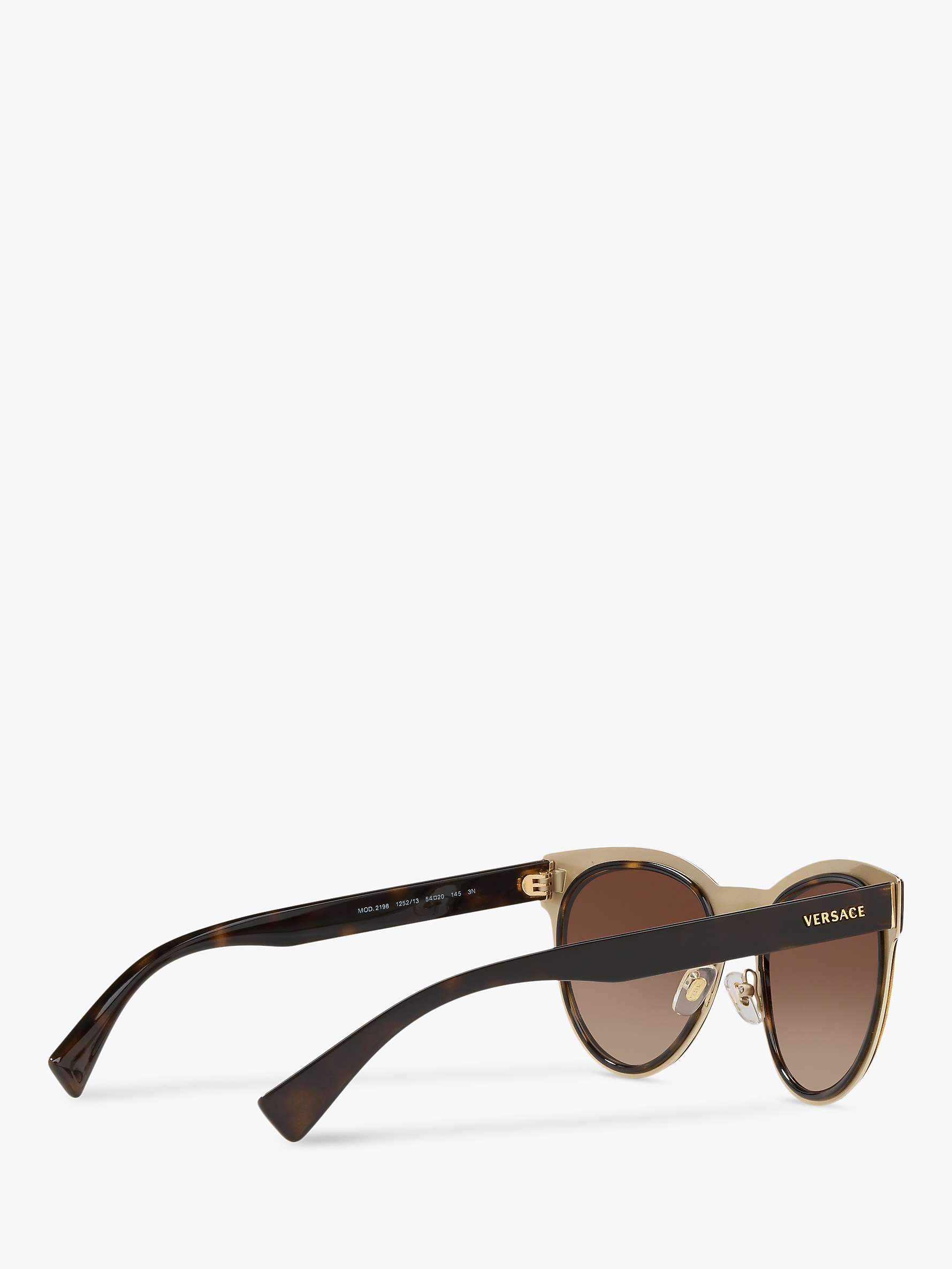 Buy Versace VE2198 Women's Oval Sunglasses Online at johnlewis.com