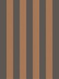 Cole & Son Regatta Stripe Wallpaper, 110/3017, Neutral/Black