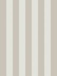 Cole & Son Regatta Stripe Wallpaper, 110/3015, Stone/Parchment
