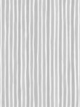 Cole & Son Croquet Stripe Wallpaper, 110/5028 Soft Grey