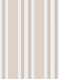 Cole & Son Polo Stripe Wallpaper, 110/1004, Soft Pink