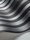 Cole & Son Carousel Stripe Wallpaper, 110/9043, Grey