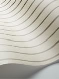 Cole & Son College Stripe Wallpaper, 110/7035 Linen