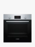 Bosch Serie 2 HHF113BR0B Built In Electric Single Oven, Stainless Steel