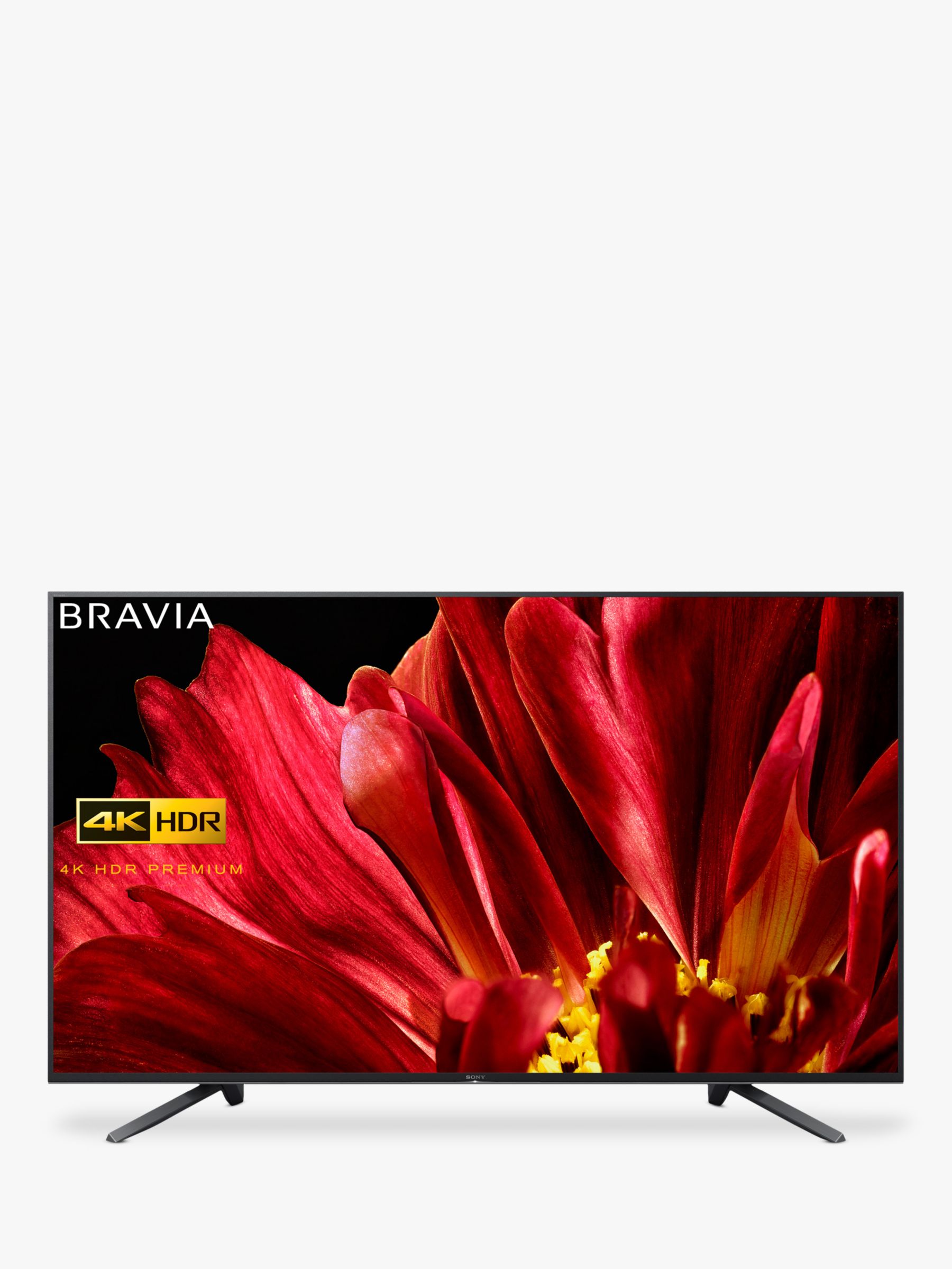 Sony Bravia KD65ZF9 LED HDR 4K Ultra HD Smart Android TV, 65 with Freeview HD & Youview, Black