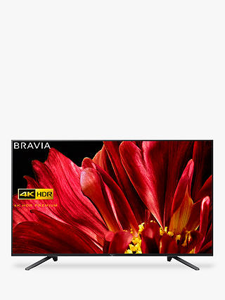 Sony Bravia KD65ZF9 LED HDR 4K Ultra HD Smart Android TV, 65" with Freeview HD & Youview, Black