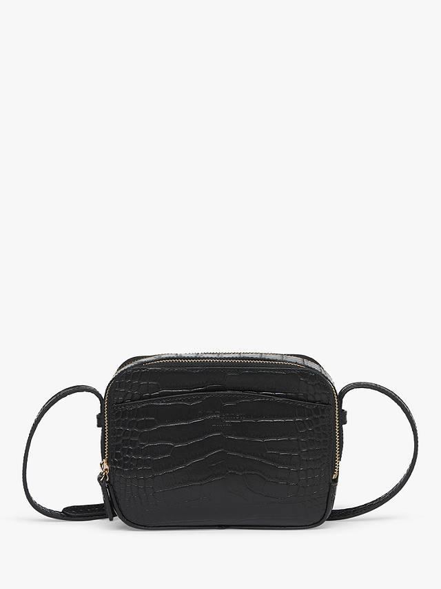 L.K.Bennett Mariel Leather Shoulder Bag, Black