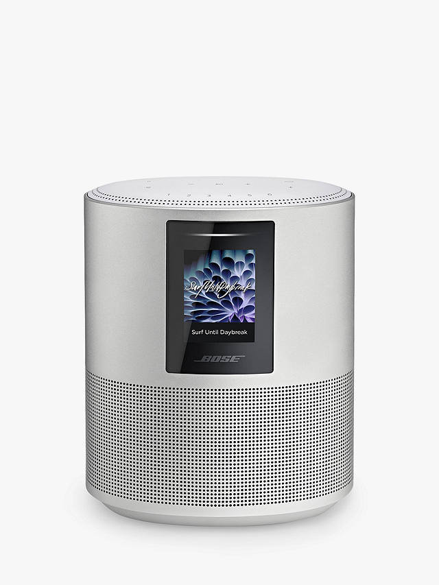 Bose Home Speaker 500 Smart Speaker with Voice Recognition and Control, Silver