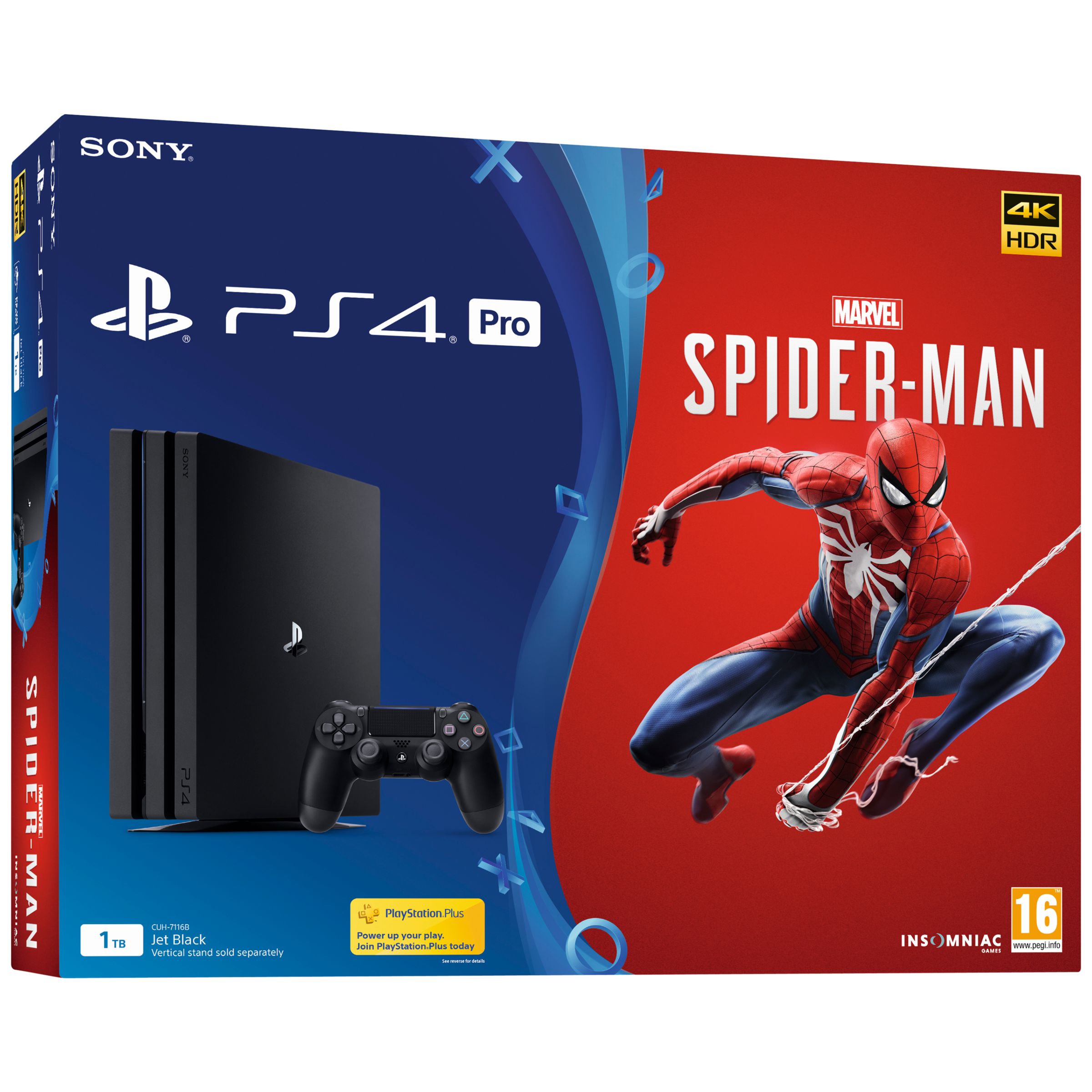 spider man ps4 console