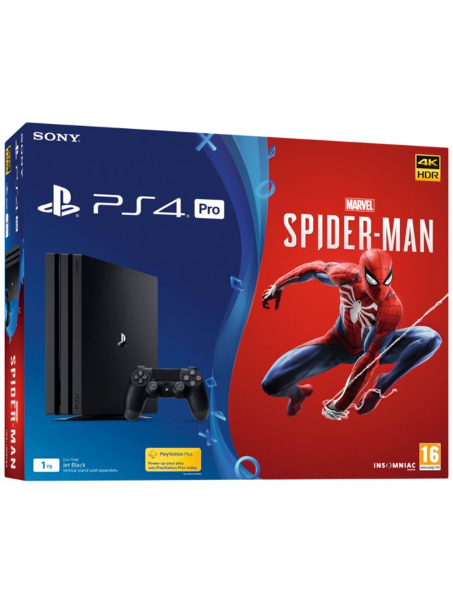 Sony PlayStation 4 PS4 Pro 4K 1TB System w/ Controller 4 Games