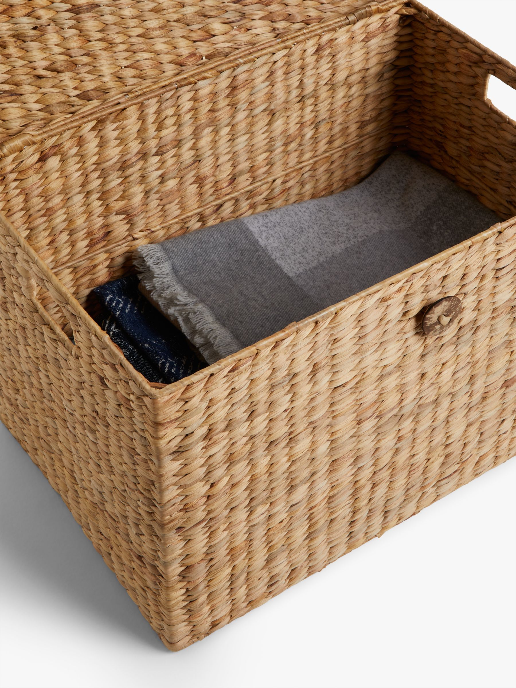 John Lewis Kids' Shark Water Hyacinth Storage Basket