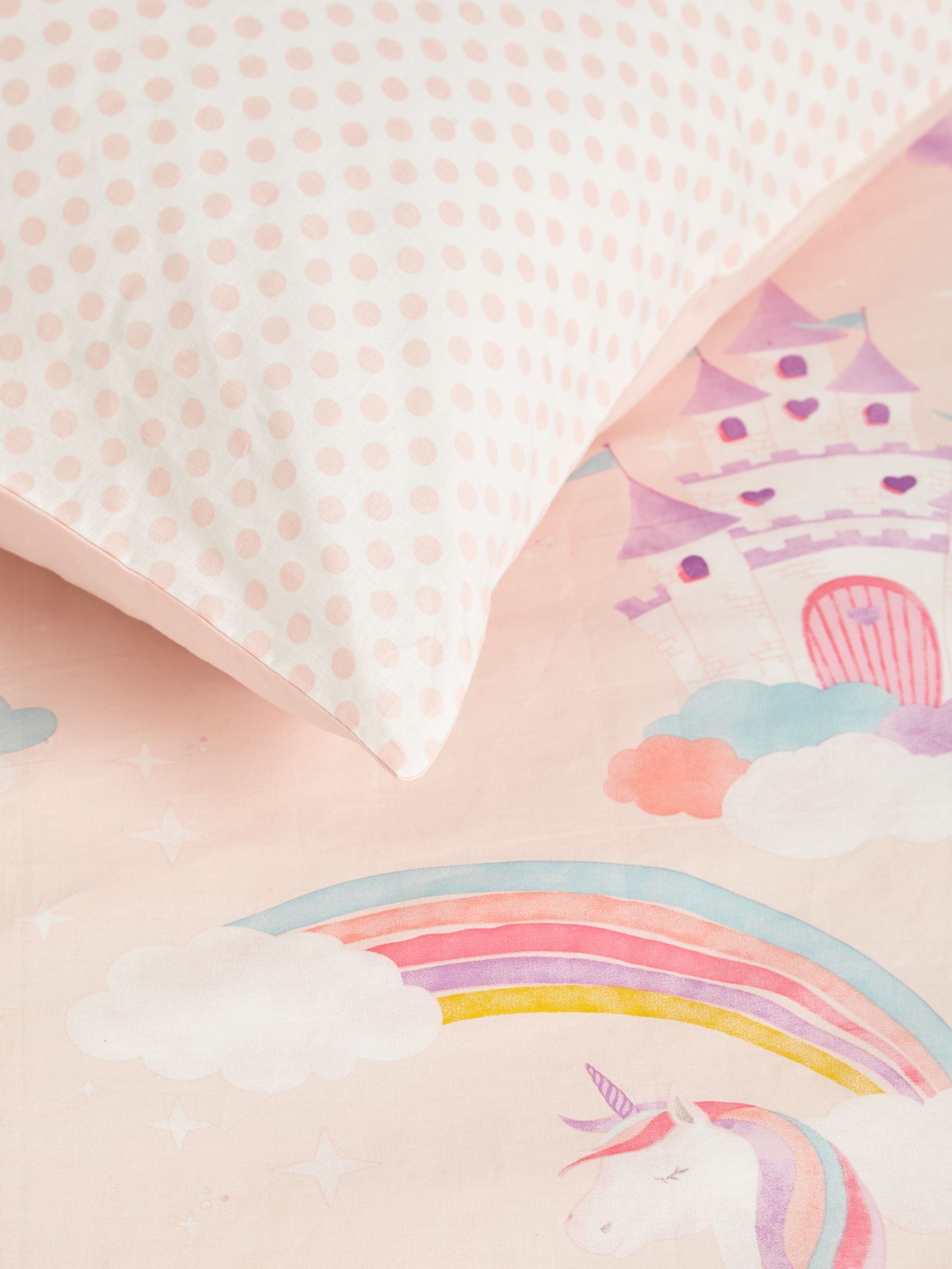 little home at John Lewis Magical Unicorn Reversible Duvet Cover and