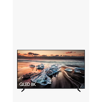 Samsung QE85Q900R (2018) QLED HDR 4000 8K Ultra HD Smart TV, 85 with TVPlus/Freesat HD & 360 Design, Black