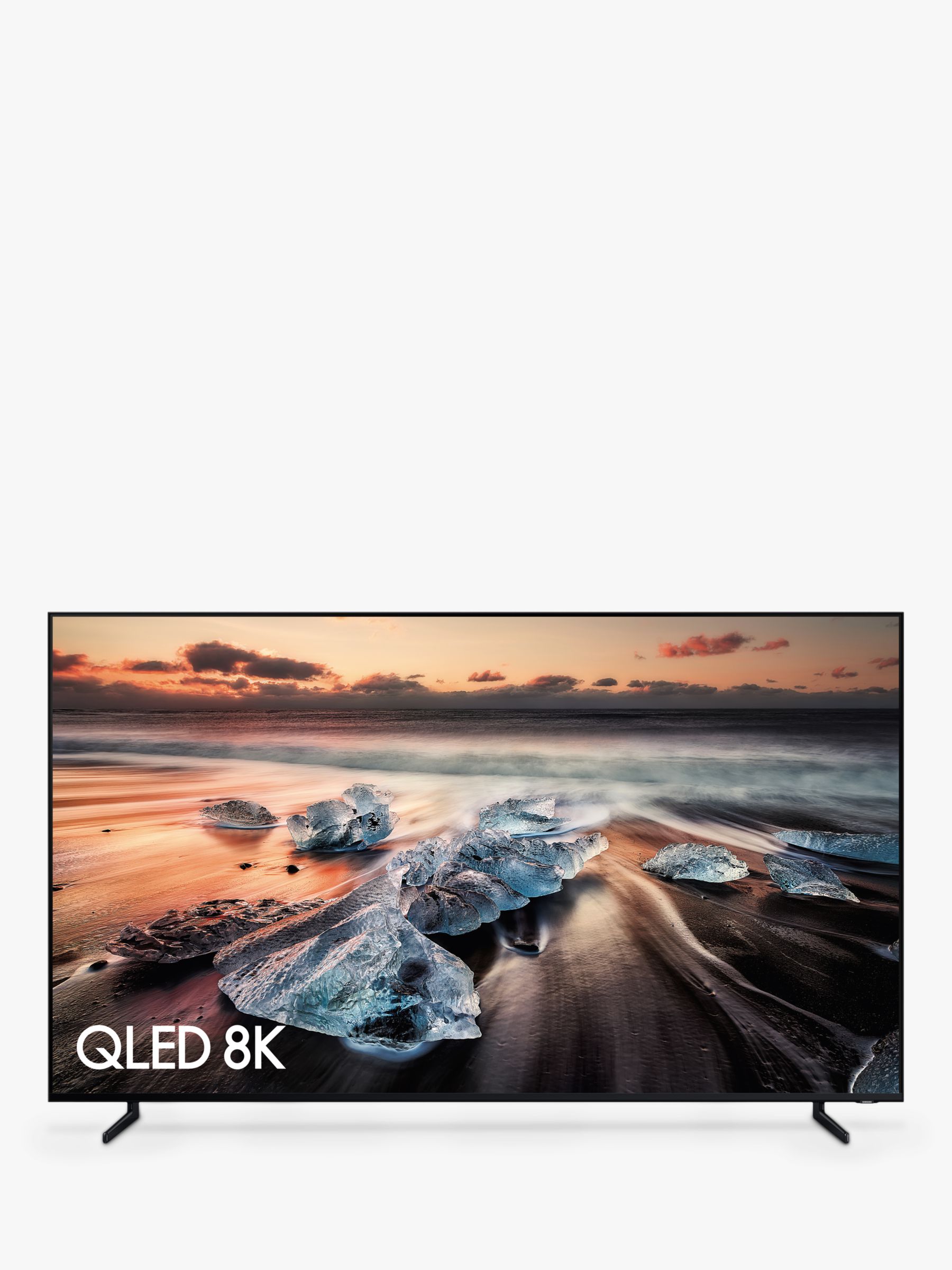 Samsung QE75Q900R (2018) QLED HDR 4000 8K Ultra HD Smart TV, 75 with TVPlus/Freesat HD & 360 Design, Black