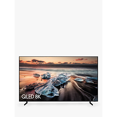 Samsung QE75Q900R (2018) QLED HDR 4000 8K Ultra HD Smart TV, 75 with TVPlus/Freesat HD & 360 Design, Black