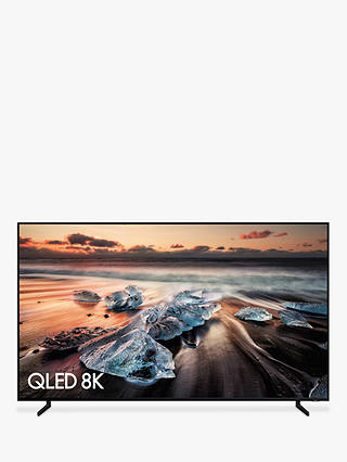 Samsung QE65Q900R (2018) QLED HDR 3000 8K Ultra HD Smart TV, 65" with TVPlus/Freesat HD & 360 Design, Black