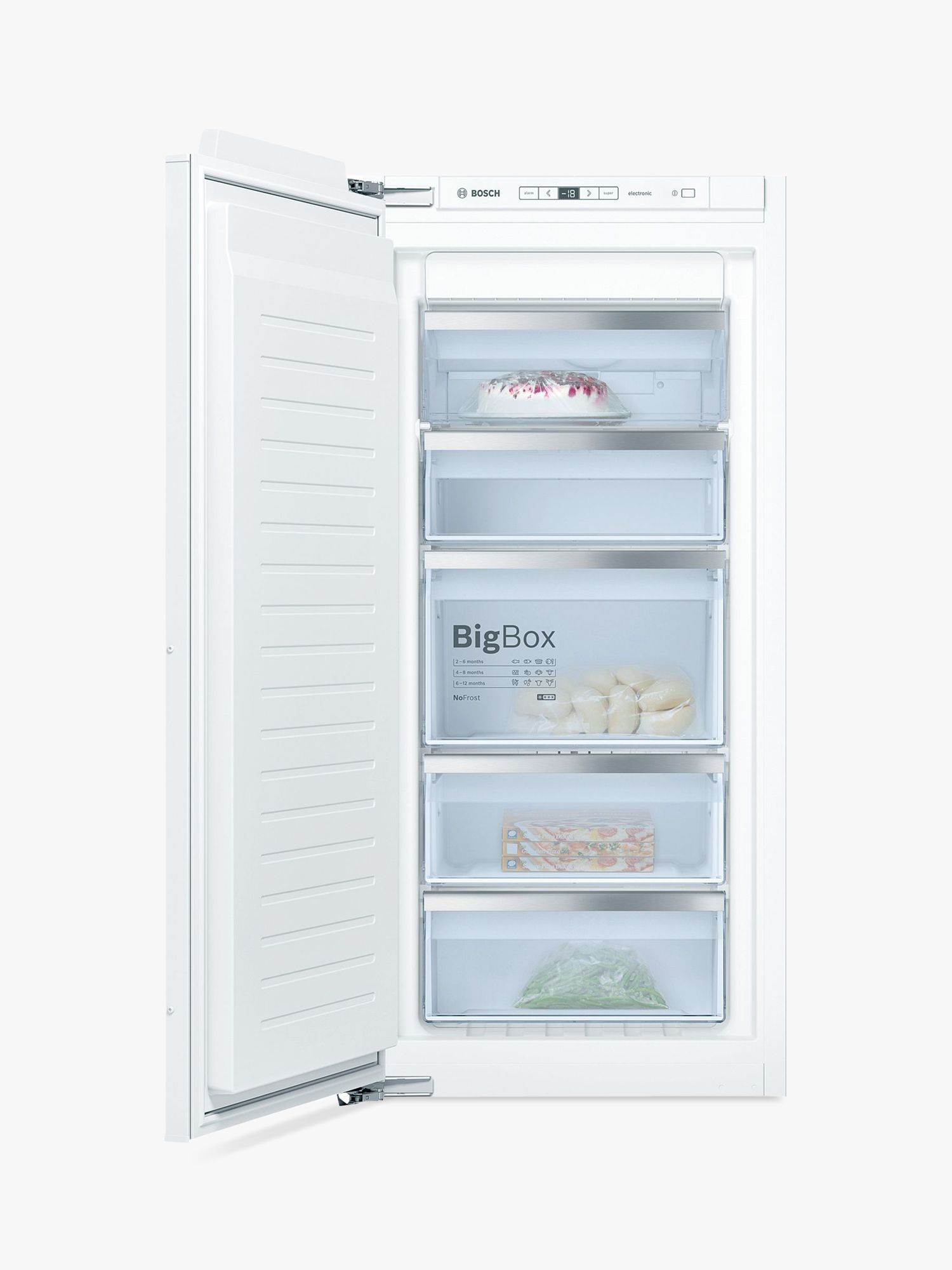 Bosch Serie 6 GIN41AE30G Integrated Built-In Freezer, A++ Energy Rating, White
